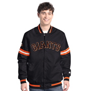 Men's San Francisco Giants  Starter Black Scout Full-Snap Varsity Jacket