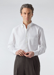 Ferdinand Oxford Button Down Shirt - White
