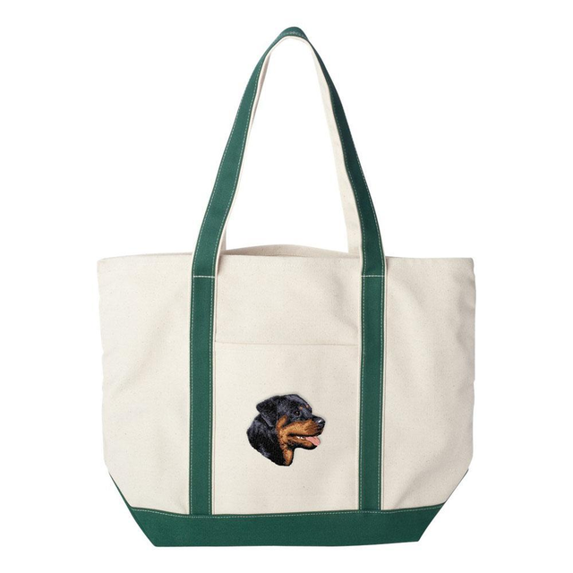 Rottweiler Embroidered Tote Bag