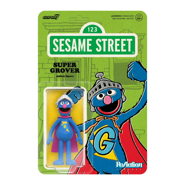 Sesame Street ReAction Figures Wave 03 - Super Grover