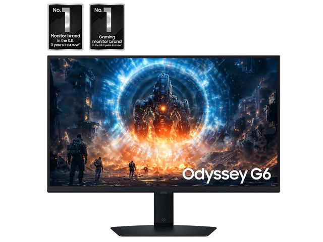 27" Odyssey G6 G60F QHD 350Hz Gaming Monitor
