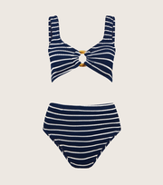 Nadine Bikini - Navy/White Stripe