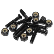 Standard Phillips Head Raven Black Skateboard Hardware Set - 1