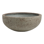 Micah Cement Outdoor Bowl Planter - World Market