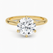18K Yellow Gold Esme Solitaire Ring