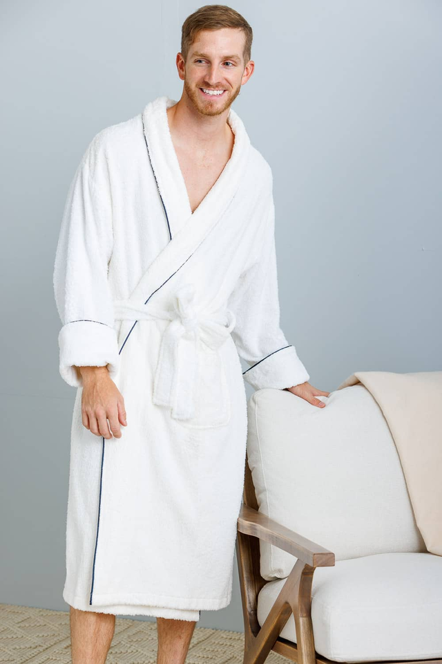 Men's Full Length Resort Terry Cloth Robe - OUTLET - FINAL SALE