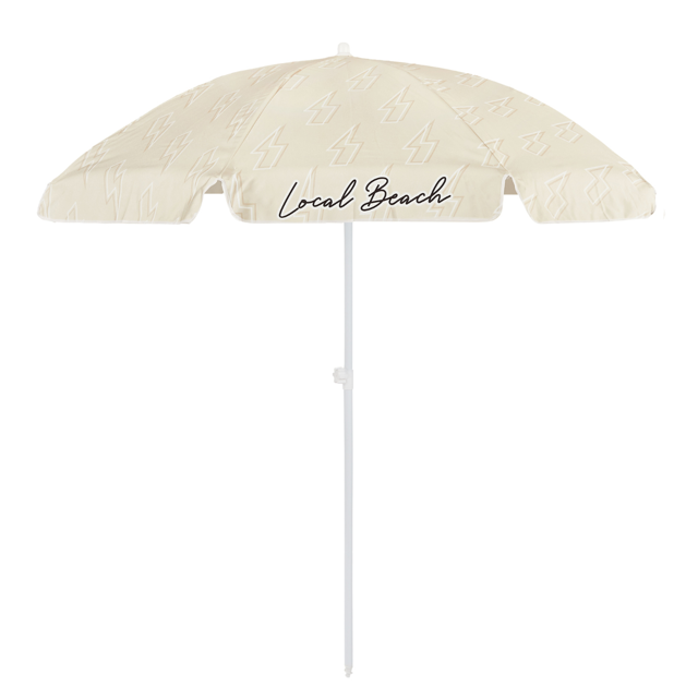 Double Bolts Beach Umbrella Tan