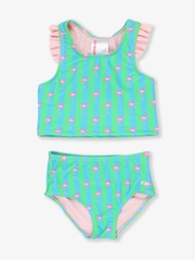 Girls Racerback Flutter Tankini