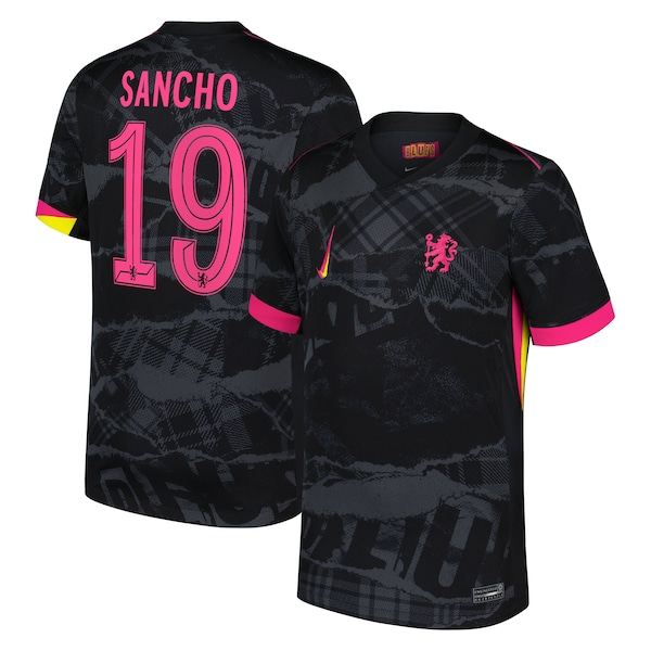 Chelsea Cup Nike Third Stadium Shirt 2024-25 with Sancho 19 printing