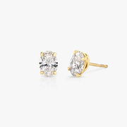 Solitaire Lab-Grown Diamond Stud Earrings | VRAI