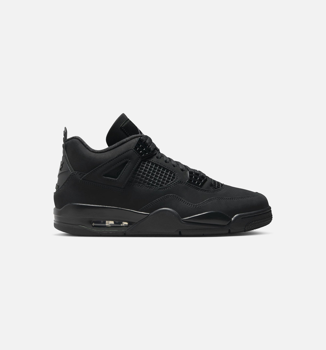 Air Jordan 4 Retro Black Cat Mens Lifestyle Shoe - Black/Black/Light/Graphite Limit One Per Customer
