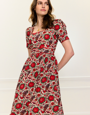Peony Bird Evelyn Dress