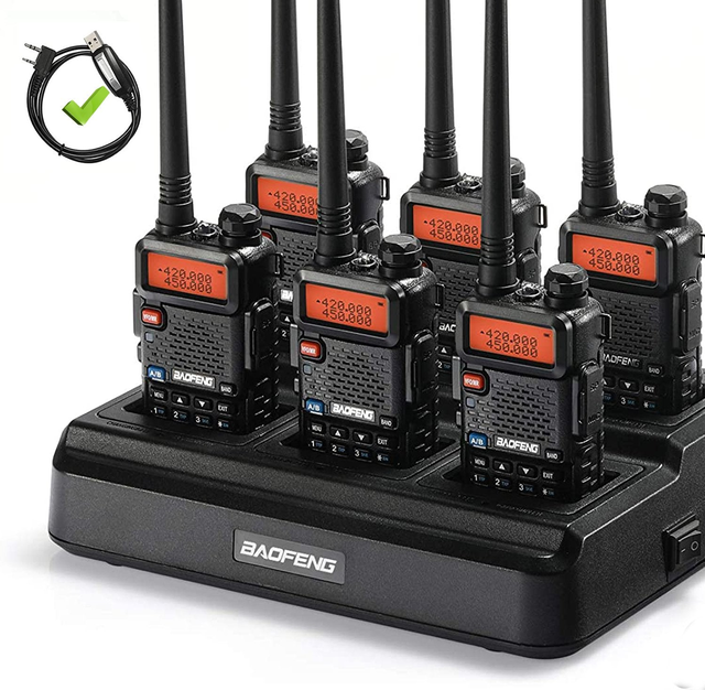 GT-5R [6 Packs + Six-way Charger + Programming Cable]