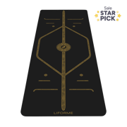 Liforme Black & Gold Yoga Mat