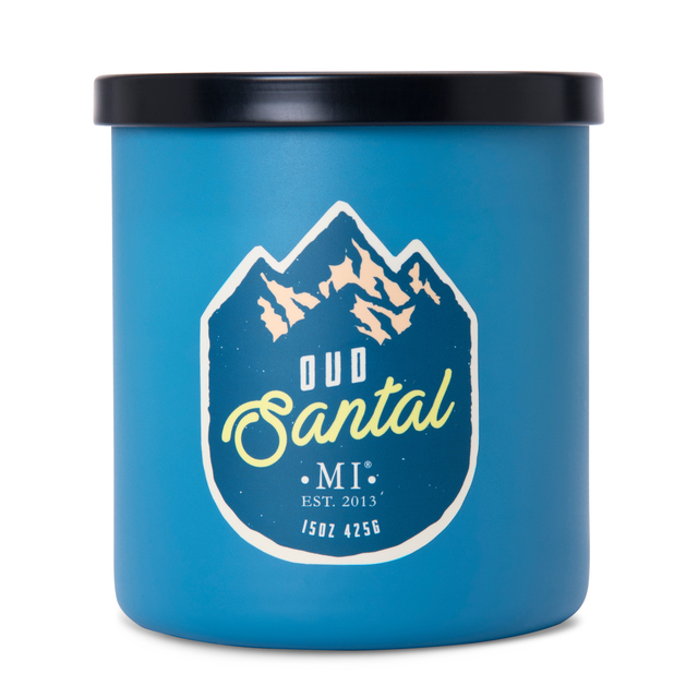 Oud Santal Candle, Manly Indulgence All American Collection, 15 oz