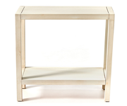 White 2-Tier Console Table