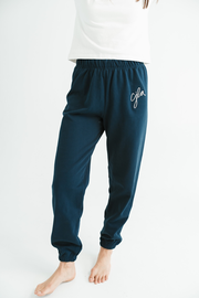 Easy Embroidered Joggers