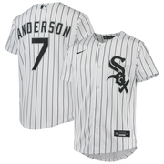Youth Chicago White Sox Tim Anderson Nike White Home Replica Player Jersey