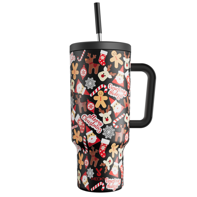 40oz Tumbler With Straw Christmas Collection