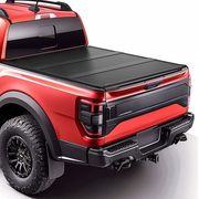 YITAMOTOR® FRP Hard Tri-fold Truck Bed Tonneau Cover Compatible with Ford F-150 F150 2015-2025 5.5ft Bed (Excl. Raptor Series)