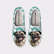 Custom Slip On Sneakers With Your Pet Face - Over 100+ Combinations