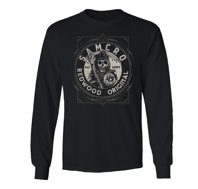 Sons of Anarchy SAMCRO Redwood Original Adult Long Sleeve T-Shirt