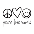 Peace Love World logo