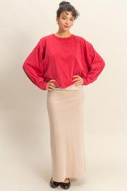 Christen Cotton Maxi Skirt