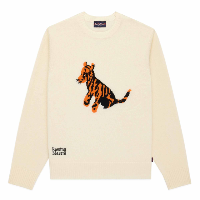 Men's Tigger Cashmere Sweater Ivory