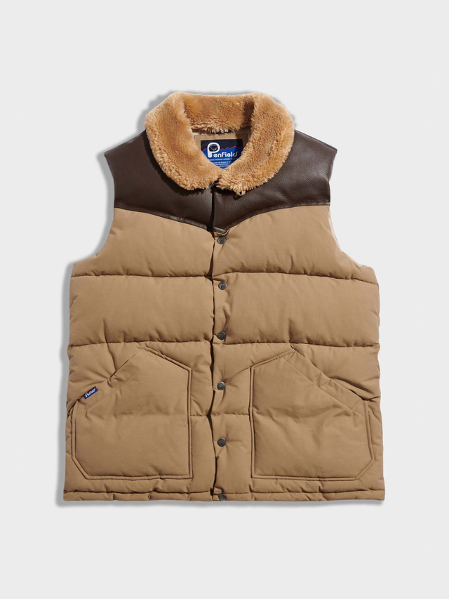 Rockwool Vest in Lead Gray