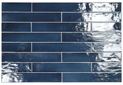 Manacor Ocean Blue 2.5x16 Glossy Ceramic Tile