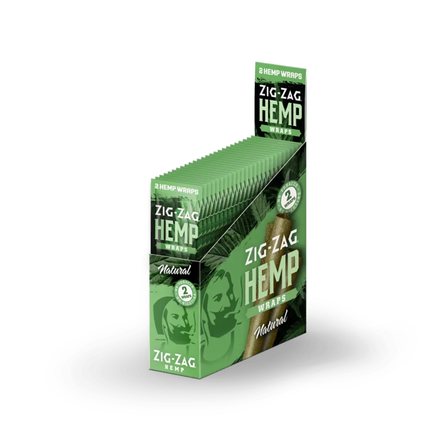 Zig Zag Hemp Wraps - Natural