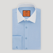 Poplin | French Cuff | 100% Cotton | Light Blue