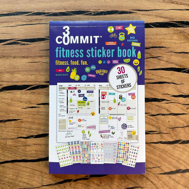 Fitness Sticker Book