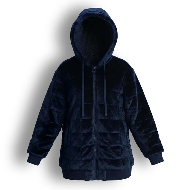 Weighted Therahoodie - Minky Calming Navy