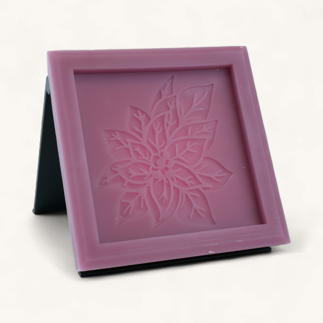 Cranberry Spice Scented Wax Square - Poinsettia