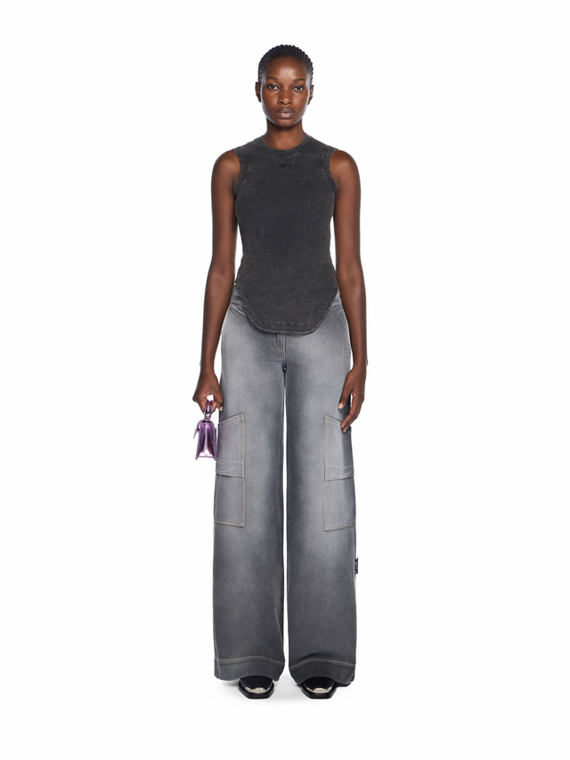 Off Stamp Rib Kat Top