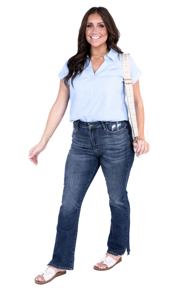 * 3 DIFFERENT LENGTHS! Judy Blue One For You, Me, And Her High-Rise Slim Fit Bootcut Denim