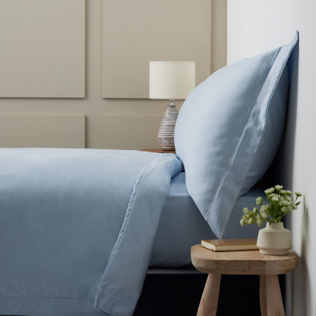 Northern Nights 400TC Cotton Tencel 4 Piece Duvet Set with Stitch Detail