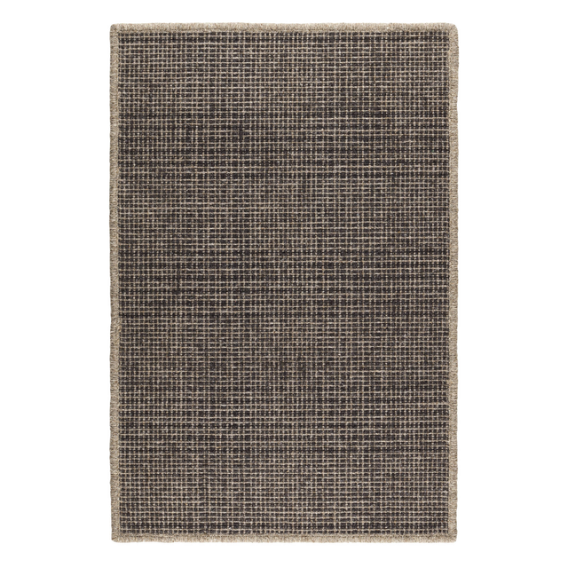 Checkers Woven Wool Custom Rug | Shale