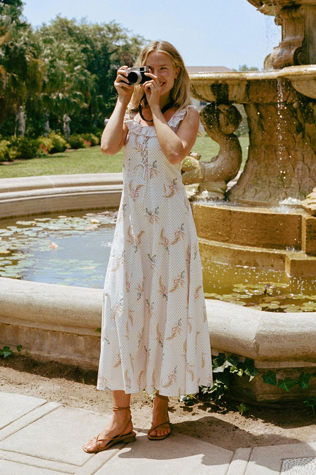 The Olen Dress | Pampas Bouquet