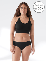 True Body Lift Mesh Scoop Neck Convertible Strap Bra