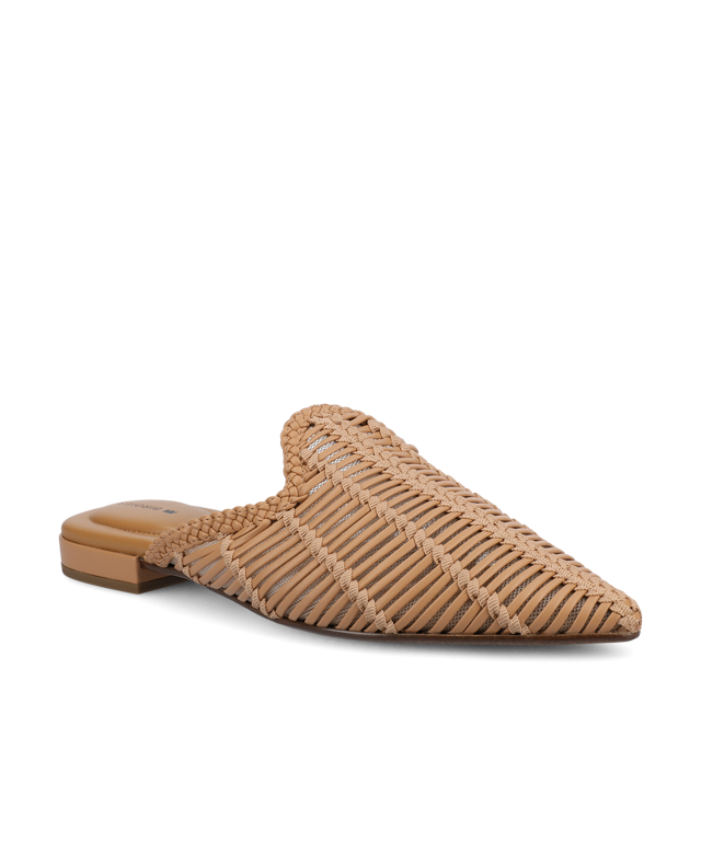 The Goldfinch 15 Woven Slide - Toffee Woven