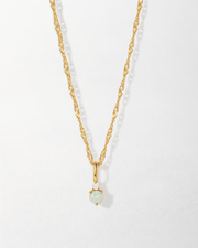 14ct Gold Birthstone Necklace