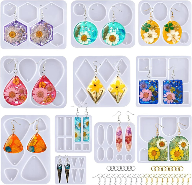 Earring & Pendants Resin Molds