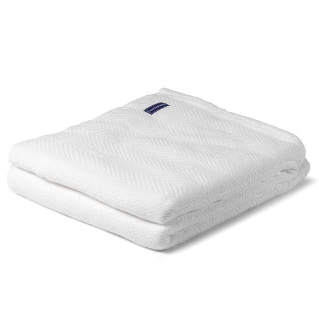 Madison Cotton Blanket - White
