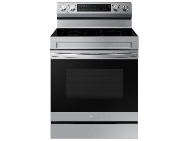 **6.3 cu. ft. Smart Freestanding Electric Range with No-Preheat Air Fry & Convection in Stainless Steel**