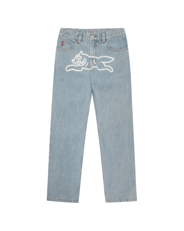 Running Dog Double Scoop Denim Pant