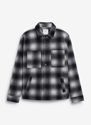 Check Overshirt | Grey