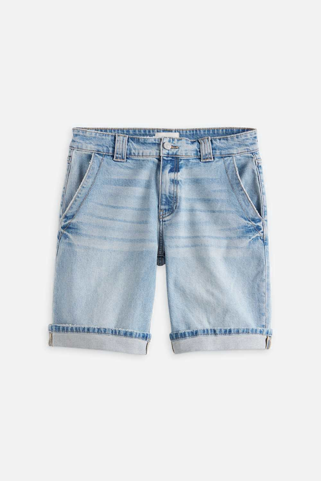 Mid Rise Relaxed Bermuda Shorts